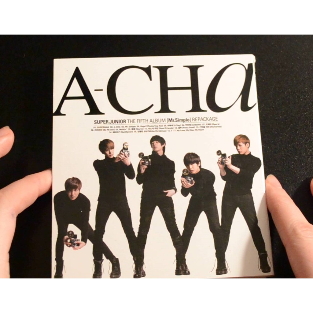 PRELOVED SUPER JUNIOR 5th ALBUM ACHA (repackaged) Original Korea Lisence