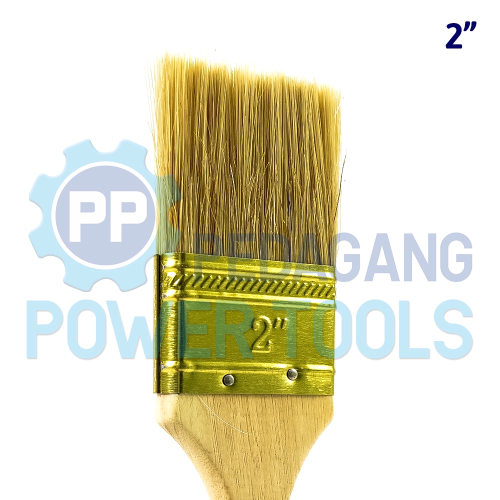 PH-999 KUAS CAT 2&quot; INCH GAGANG KAYU KOAS KWAS CAT TEMBOK PAINT BRUSH