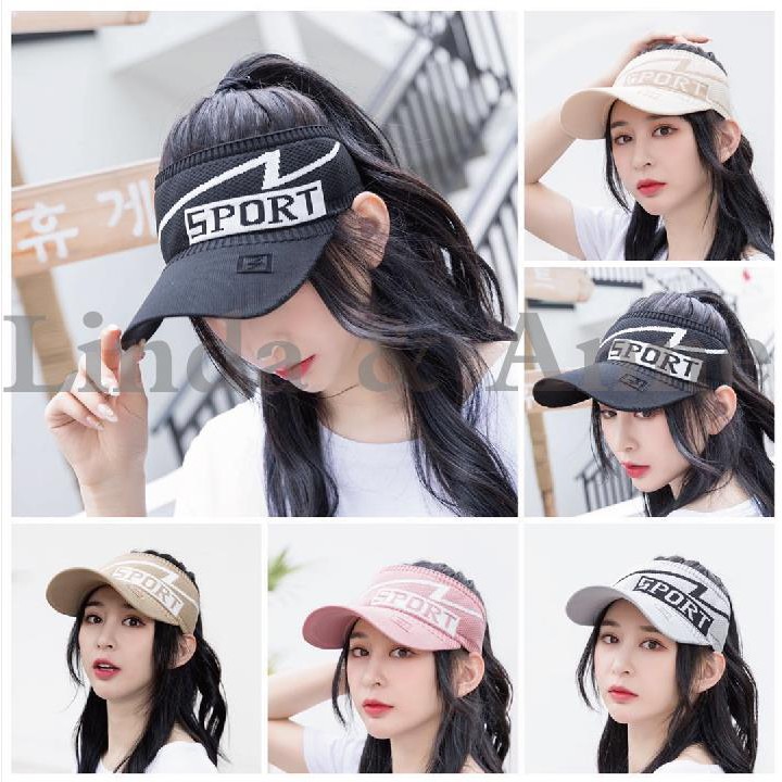 Topi Baseball Sport Gaya Korea Untuk Pria / Wanita Korean Baseball Cap Sports Unisex Pelindung UV