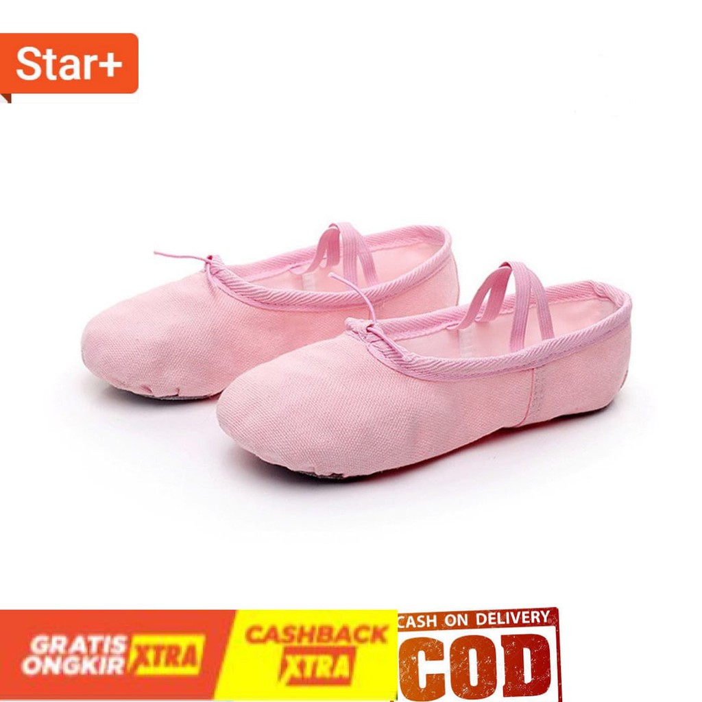 LUCU CUTE KADO HADIAH ANAK ANAK KIDS KECIL BAYI TK SD PAUD / sepatu balet anak