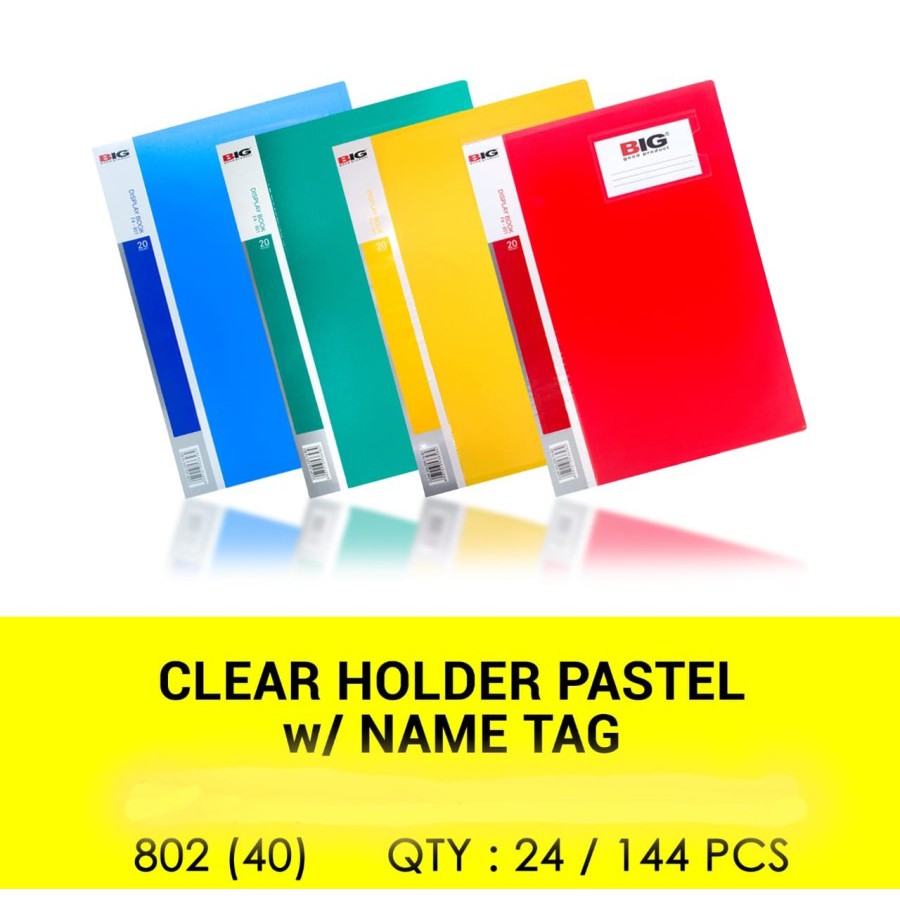

CLEAR HOLDER / DISPLAY BOOK BIG F4-802 ISI 40 LEMBAR
