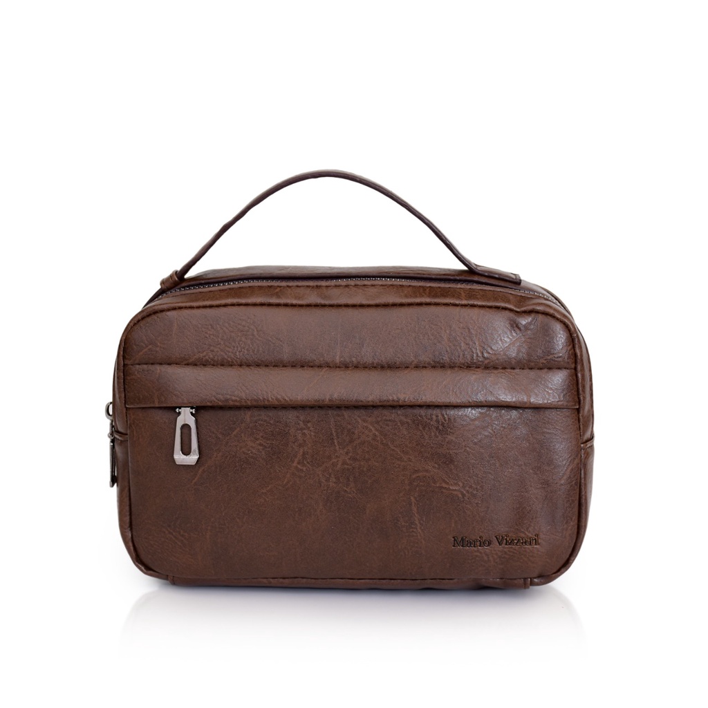 Tas Tenteng Tangan Clutch Pria Kulit Mario Vizzari Lennon (9911)