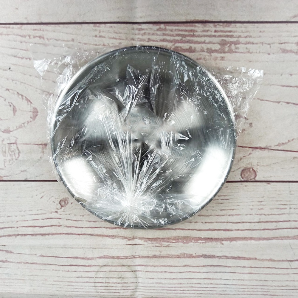 Piring Makan Nampan Baki European Style Stainless Steel 14 CM - SNTP0017 - Silver