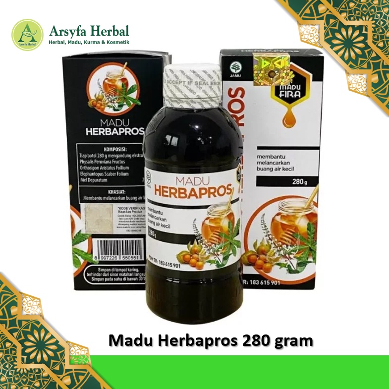 

Madu Herbapros Obat Herbal Alami Untuk Atasi Prostat Original Bpom Isi 280 Gr By Madu Fira