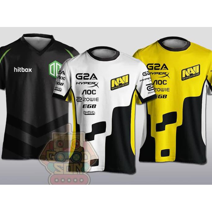 Jersey / Kaos Team Gaming Custom/ Design Sendiri - Design Custom, M .Aruansy.Olshop