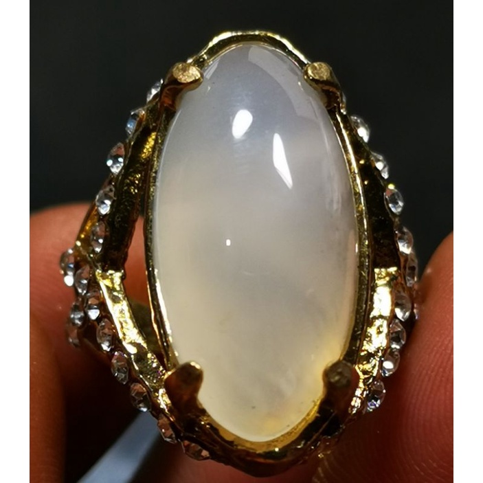 Batu akik natural pandan sutra