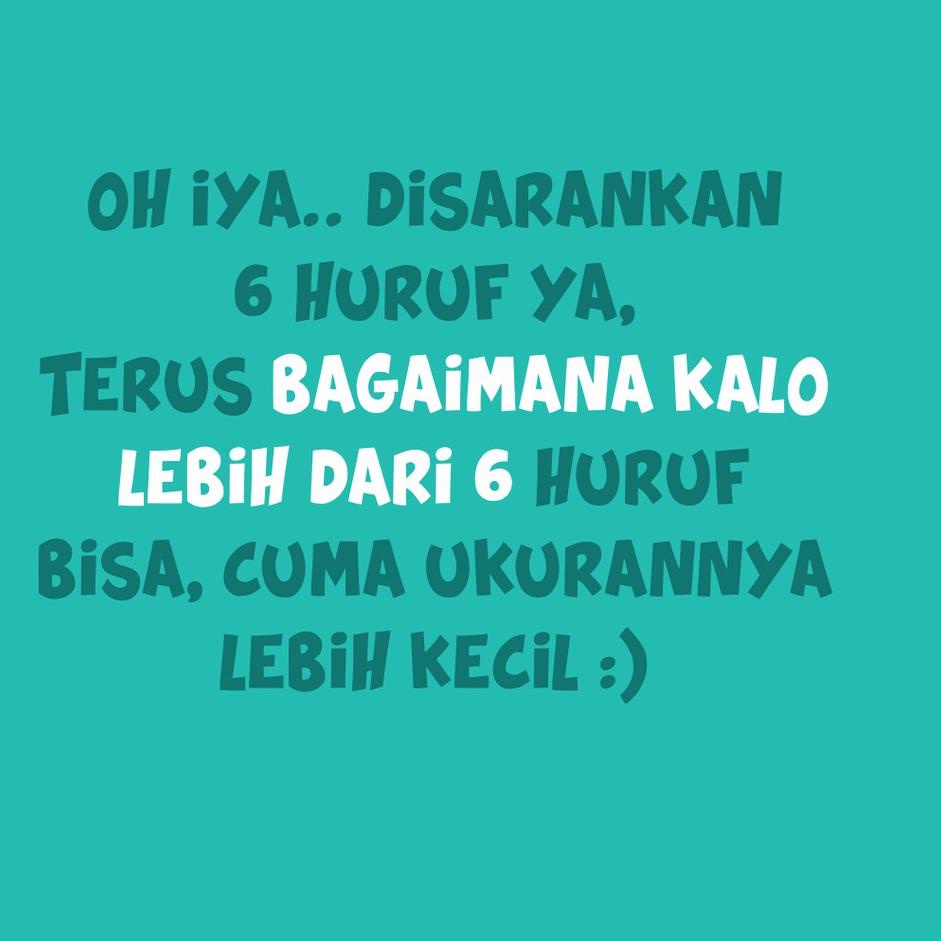 

Top Produk.. Stiker Nama Sticker Label Nama Waterproof Isi 56 pcs/set bisa gambar sendiri custom FLASHSALE