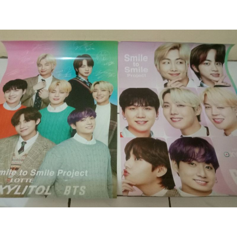 BTS poster official Lotte xylitol