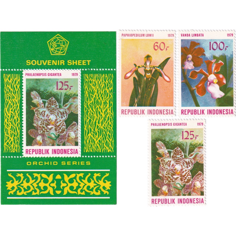 

Prangko Indonesia 1979 - Orchids