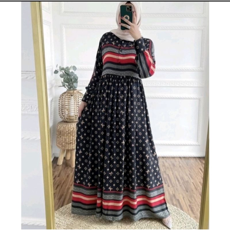 GLAMORA DRESS RAYON MAXI