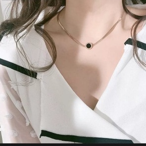 KALUNG  BAHAN ASLI TITANIUM , AKSESORIS FASHION KALUNG TITANIUM