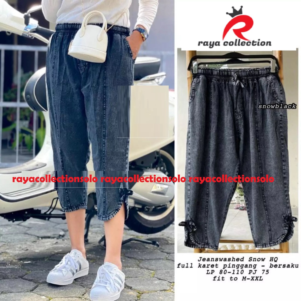 GEMINI PANTS 827 CELANA 7/8 / CELANA WANITA JEANS JUMBO