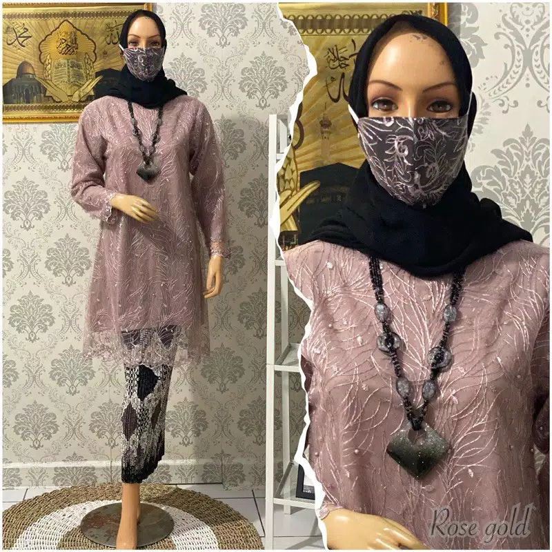 TUNIK TILLE AMORA/KEBAYA TERBARU/KEBAYA KEKINIAN/KEBAYA TERBARU 2021