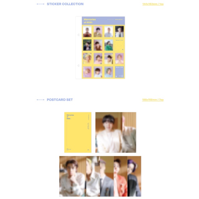[ Ready stok] BTS Weverse Memories of 2021 DVD/Bluray/Digital Code