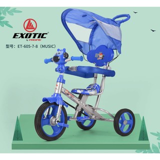  Sepeda  Anak Exotic  Tricycle AT 605 7 8 Sepeda  Roda  3  Anak 