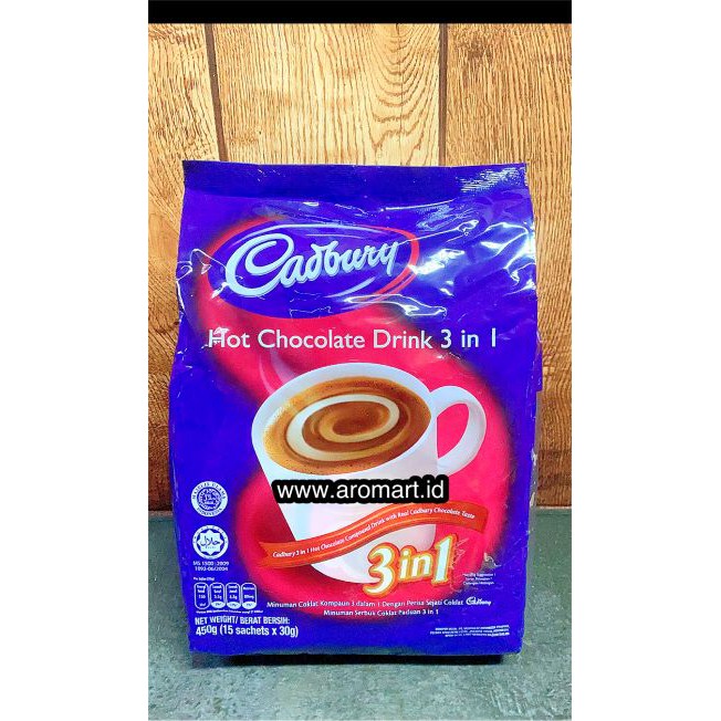 

Cadburry Hot Chocolate Drink 3 in 1 - 450g