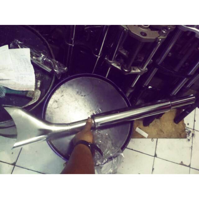 Knalpot Hiu chopper Bobber knalpot Chopper hiu polos