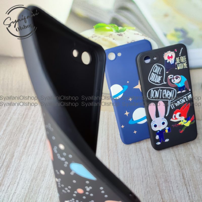 Case Vivo Y81 / Y81i / 1808 / 1803 / 1812 / V1732A Softcase Karakter