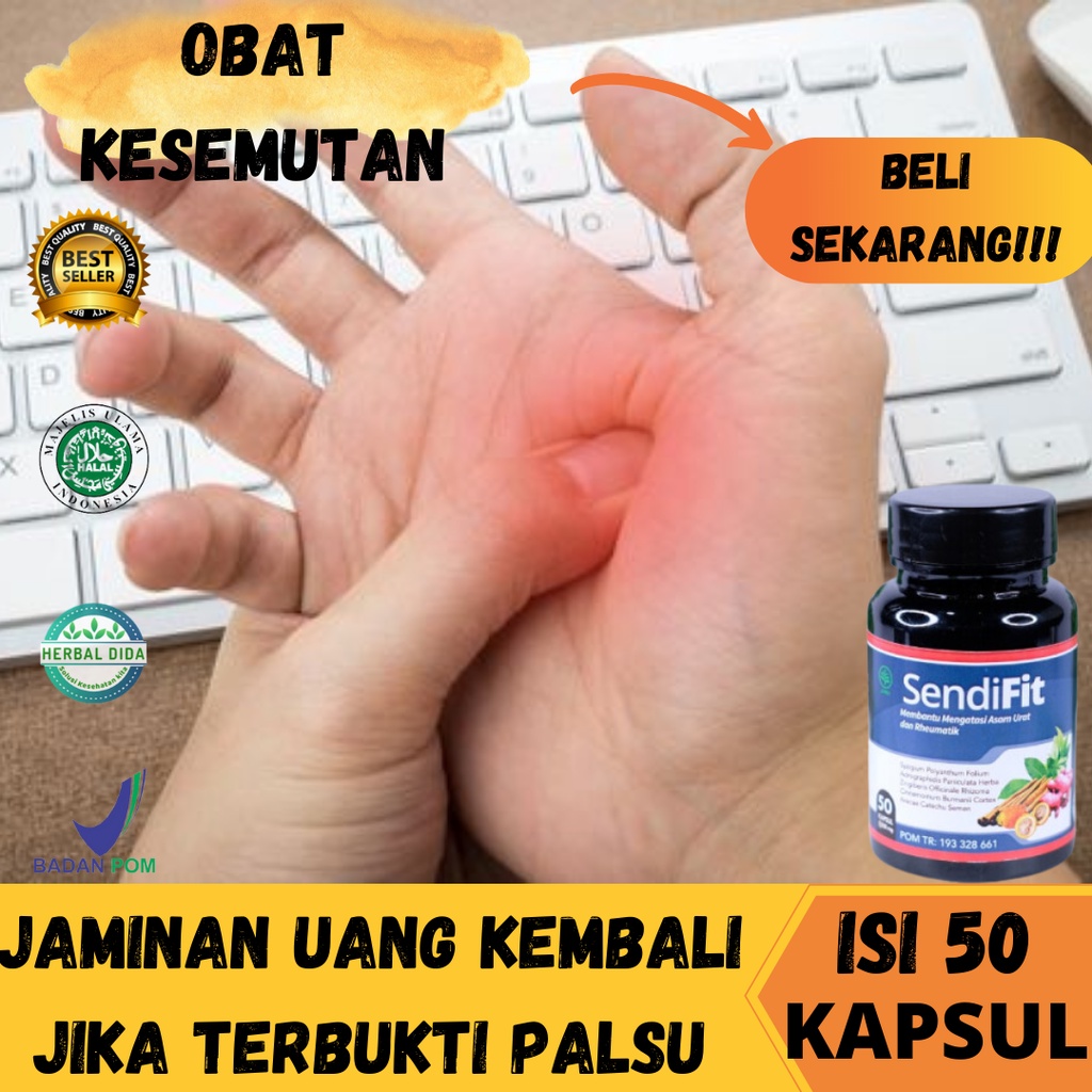 SENDIFIT 100% BPOM, Obat Telapak Kaki Kesemutan, Obat Mati Rasa, Kebas, Kaku, Rasa Terbakar, Obat Ke