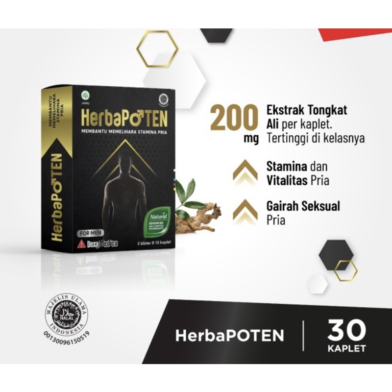 Herbapoten strip 10 tablet ( herbal meningkatkan stamina pria )