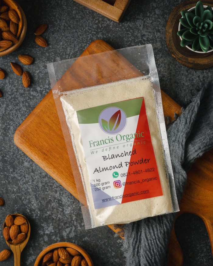 

Francis Organic - Natural Blanched Almond Powder / Almond Bubuk 250 gr