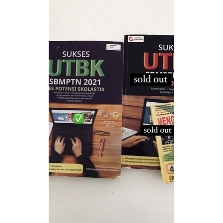 Preloved Buku tps utbk 2021 GO