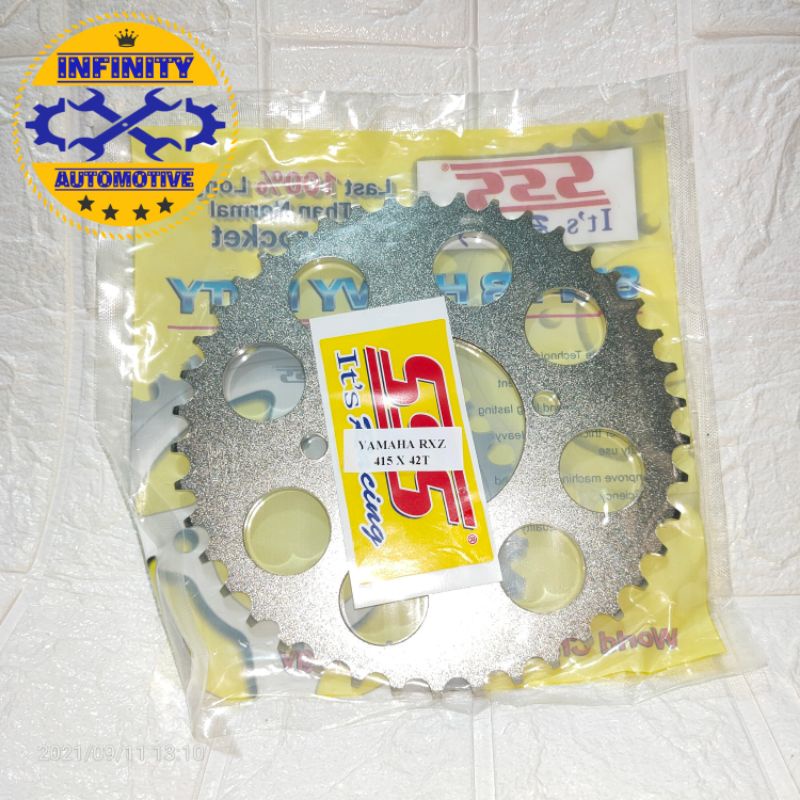 GEAR GIR SSS ORI 100% BELAKANG RXZ 415 X 38T 39T 40T 41T 42T 43T  JUPITER Z VEGA R  FIZR CRYPTON  JUPITER MX RXKING-3