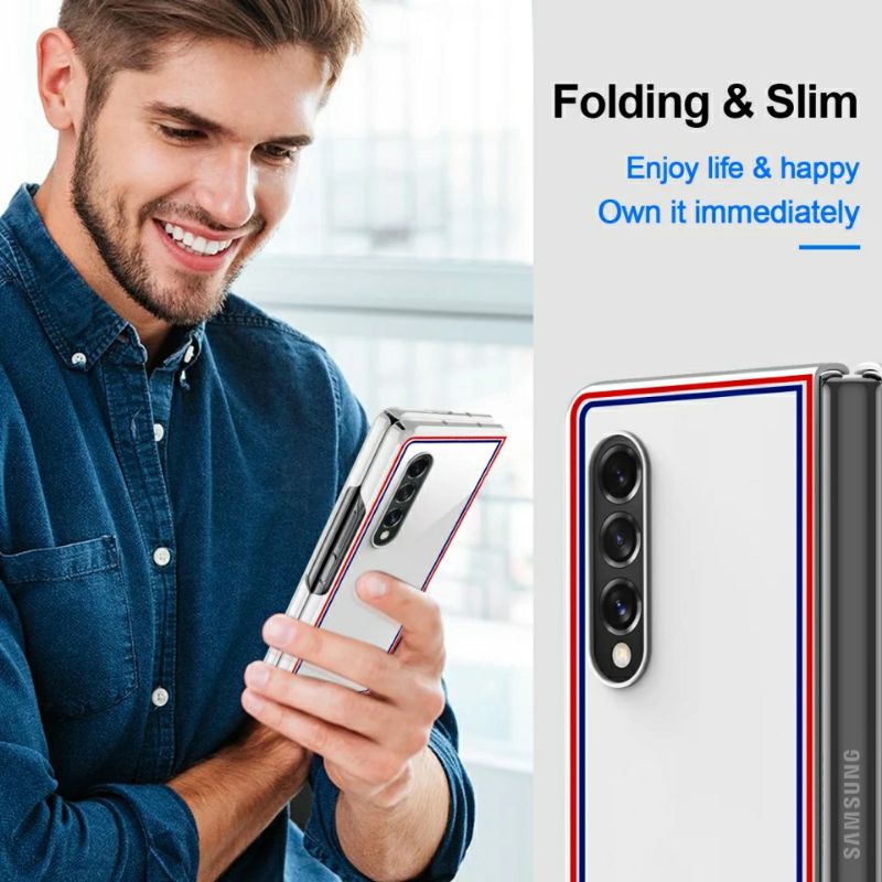 Casing Samsung Galaxy Z Fold 3 5G Slim Hard Case PC Skin Feel Cover