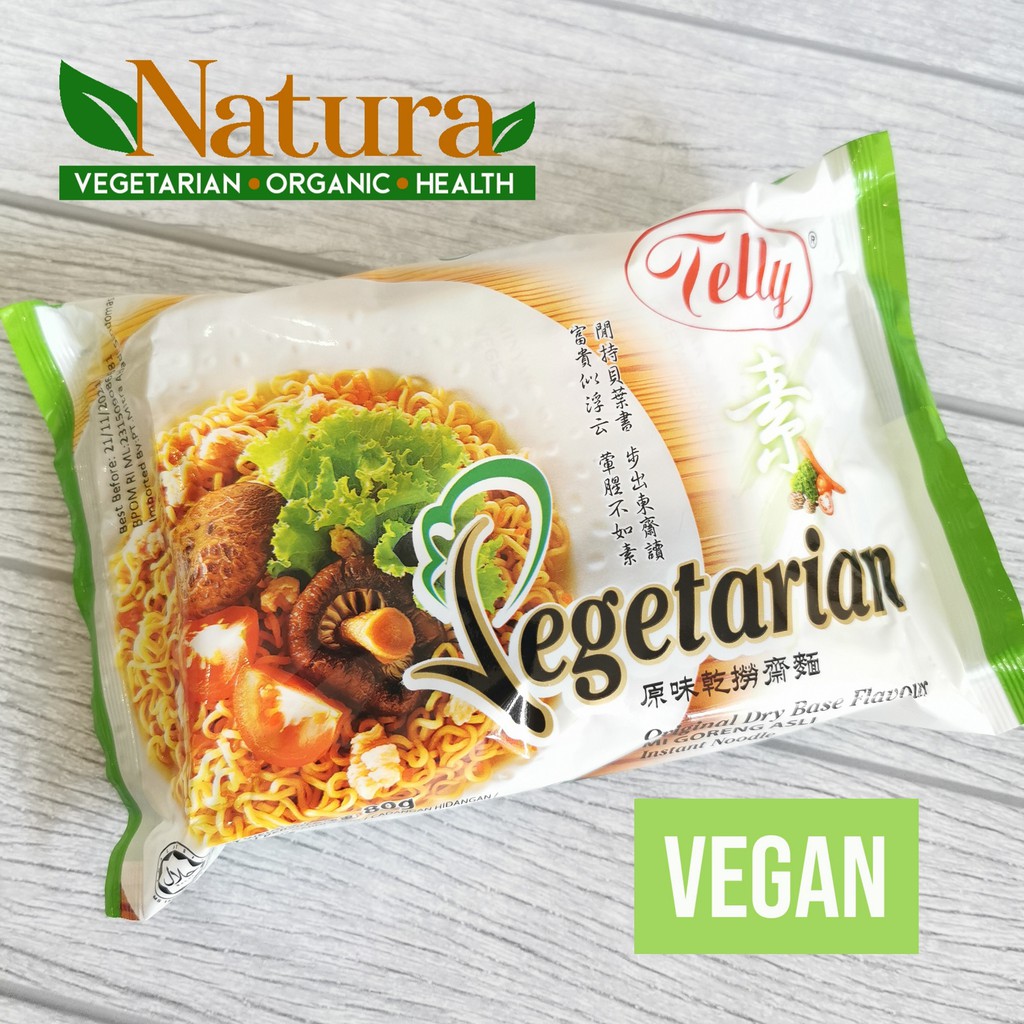 

Telly Mie Instant Goreng Asli 1 Bungkus Vegetarian Vegan