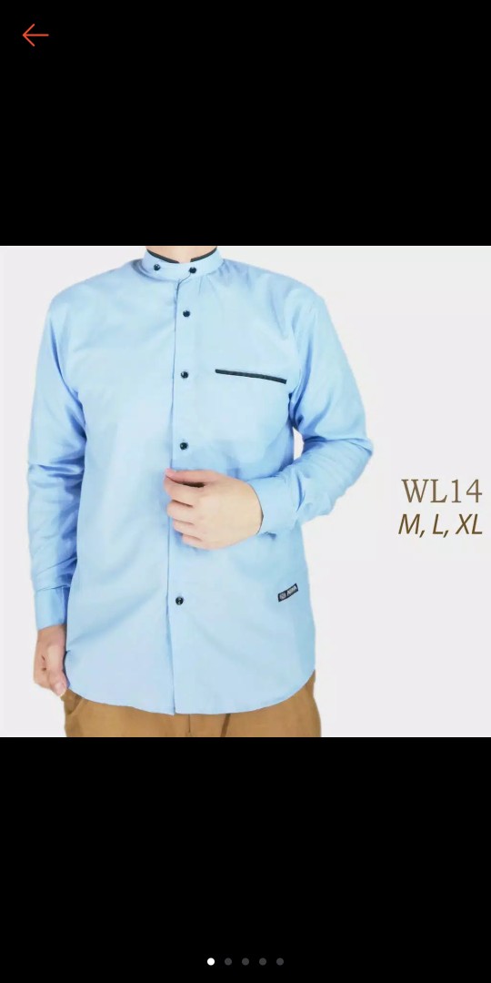 Odza Batik Pria Baju Kemeja Batik Baju Lengan Panjang Pria Kemeja Slim Fit Baju Fashion