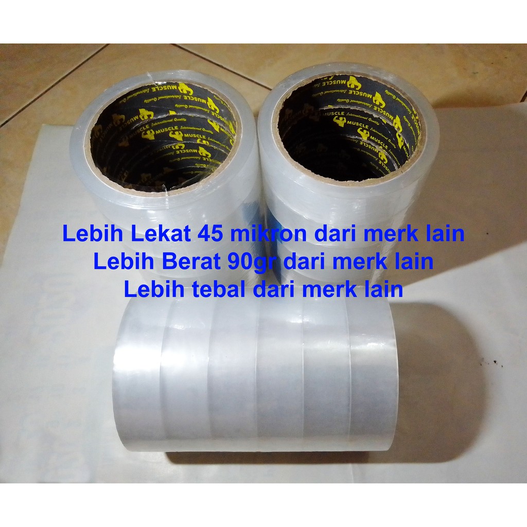 

Lakban 1 Inch 72yard lebih lengket dan tebal seperti Daimaru - Lakban 24mm - Isolasi selotip
