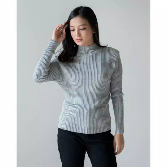 GS12 SWEATER WANITA TURTLENECK ENVAR