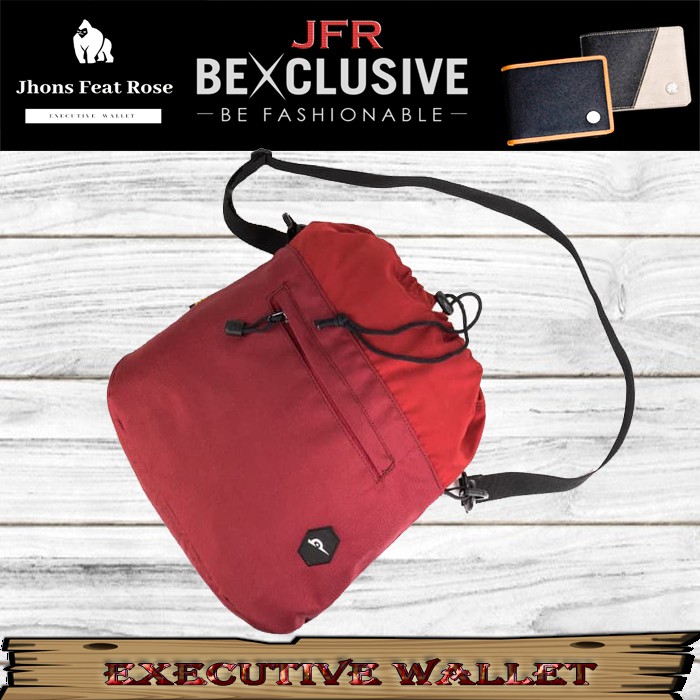 Jual Tas Selempang Sling Bag Bahan Polyester JT16 Tas Pria Tas Wanita