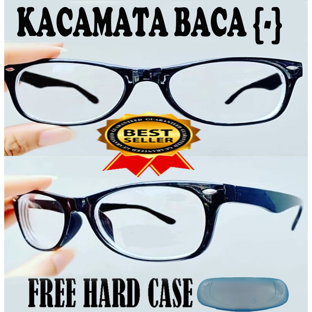 Kacamata Minus (-) NEW Style UKURAN -0.50 S/D -4.00 Free Case Unisex Korean Style