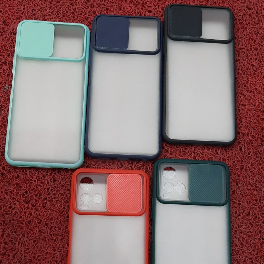 VIVO Y21A Y21T Y21S Y21 2021 Y33S V21 4G V21 5G CASE SLIDE DOFF SOFT MACARON DOFF HARDCASE SLIDING FUZE MATTE TRANSPARAN HARD SILIKON CASING COVER PELINDUNG KAMERA BELAKANG