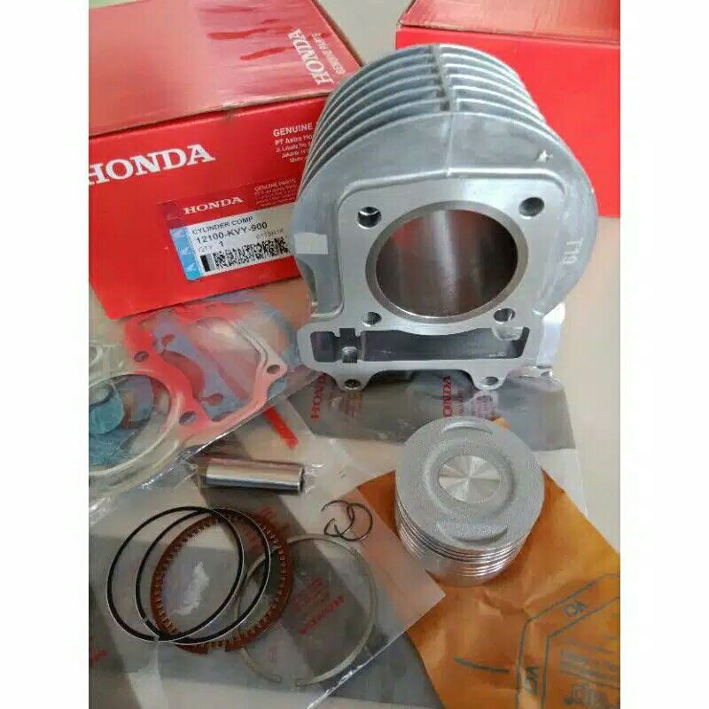 BLOCK SEHER ASSY CYLINDER BEAT KARBU SCOPY KARBU KODE PART KVY-ORI.