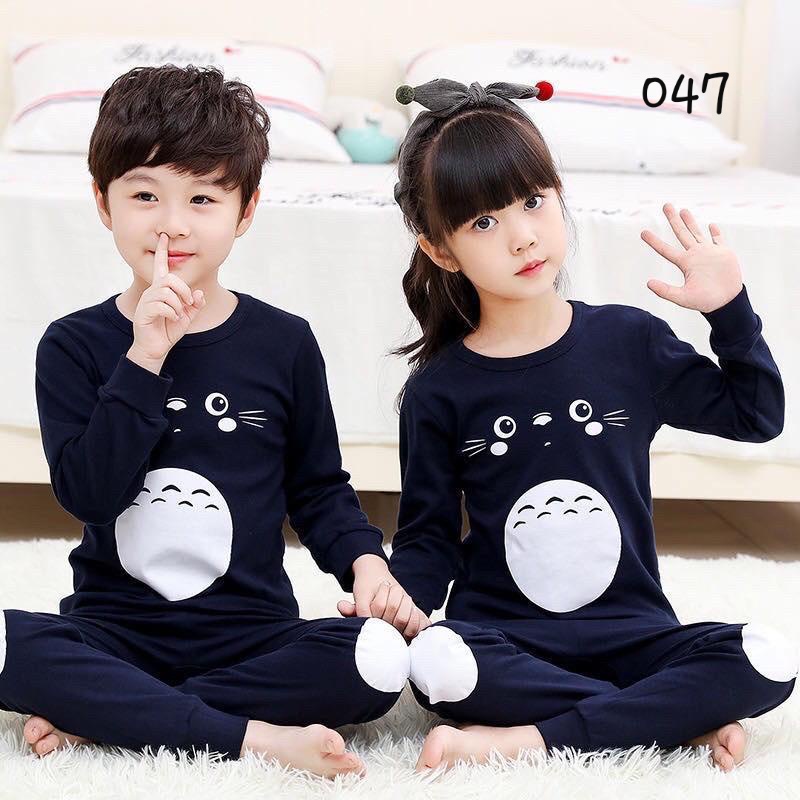BAJU TIDUR ANAK ANAK UMUR 1-10 TAHUN /MOTIF BERGAMBAR LENGAN PANJANG 047