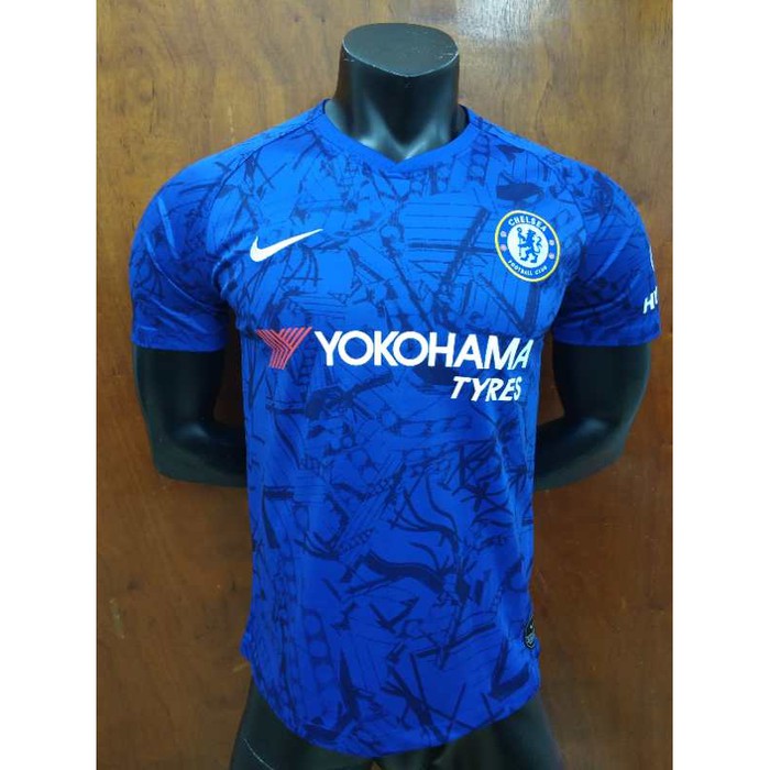 Termurah Big Size Jumbo 2Xl Xxl Jersey Bola Chelsea Home 19/20 Grade Ori Baju |