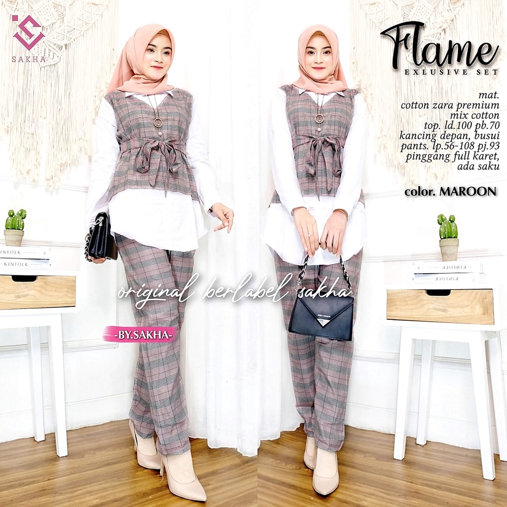 SETELAN Exclusive Set / BAJU SETELAN WANITA REMAJA KEKINIAN TERBARU / SETELAN CELANA WANITA