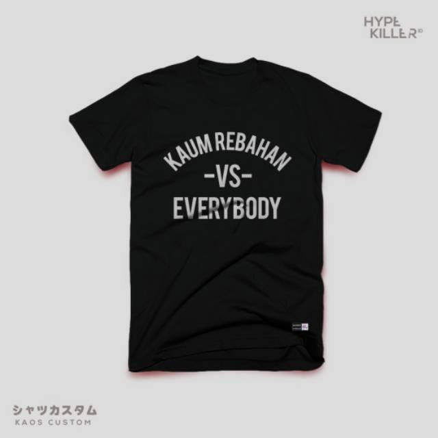  Kaos Kaum Rebahan  Vs Everybody Shopee Indonesia