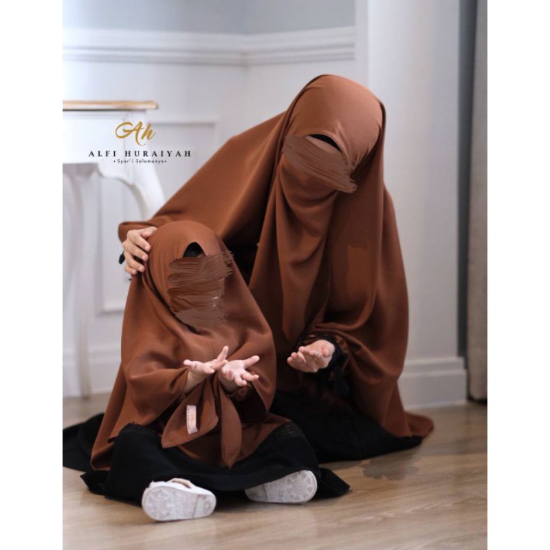 SETELAN GAMIS ANAK PEREMPUAN | SET ABAYA ANAK CAMELIA by ALFI HURAIYAH