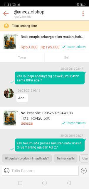 Batik Couple Keluarga Dilan Mutiara,bahan Balotelli Mix Katun Prada