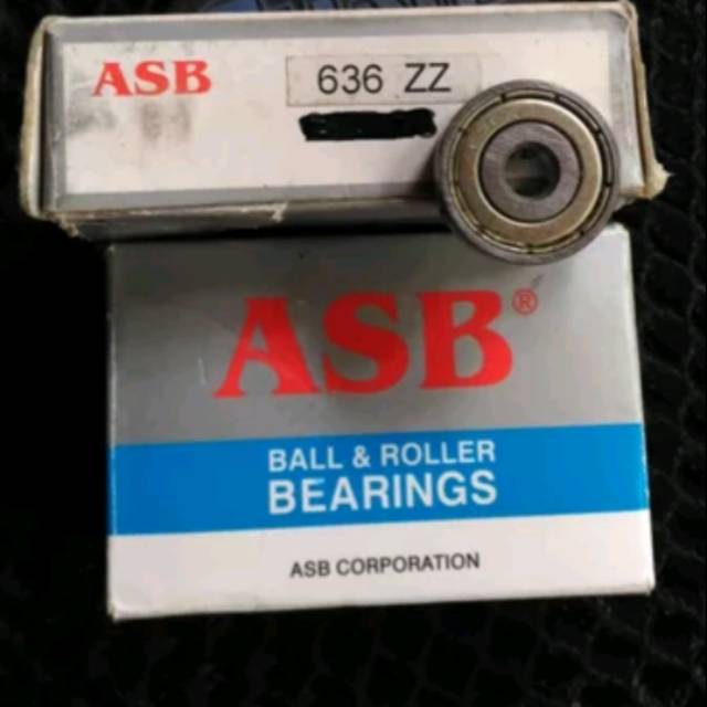 Ball bearing 636 ZZ ASB