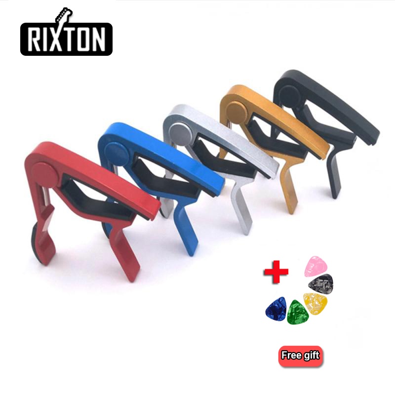 Rixton Guitar Capo Tuning Clip Quick Change Clamp Key Classic Guitar Capo Acoustic Guitar Capo 003