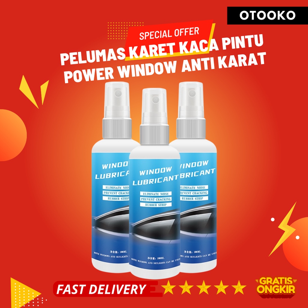 Silikon Silicone Spray Pelumas Karet Kaca Power Window Mobil Zone Pelumas Pintu Karet kaca mobil rumah power window anti karat