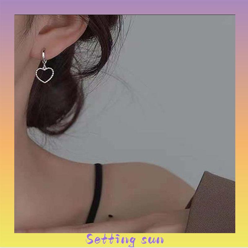 Anting Klip S925 Gaya Korea Untuk Wanita TN