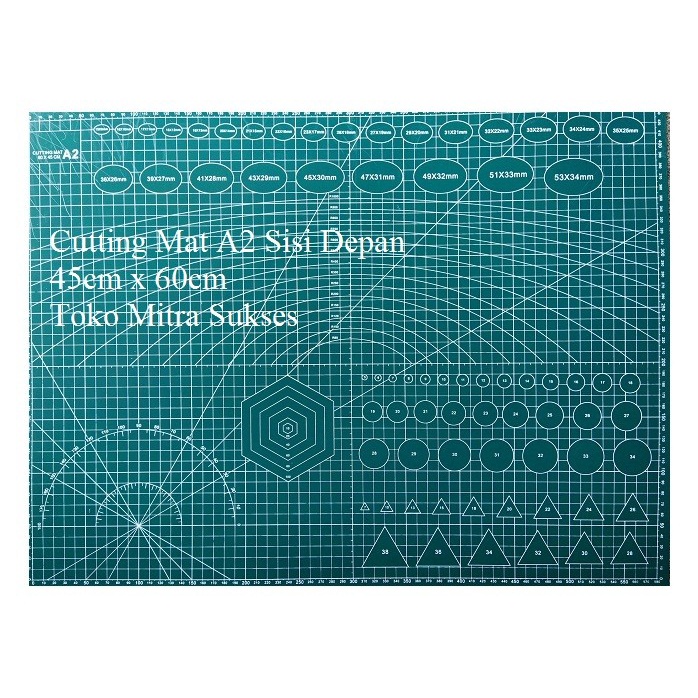 

Hemat Cutting Mat A2 Double Side Trendi