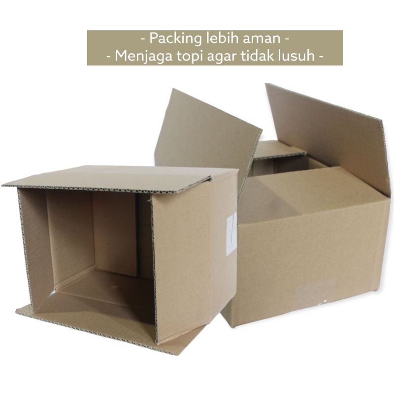 Dus Packing Polos || Pengaman Topi