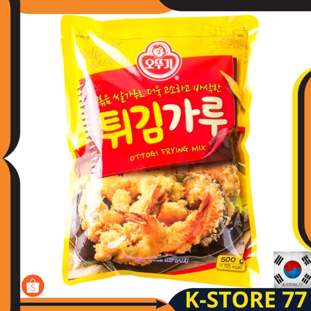 

KOREAN FOOD/BUMBU KOREA INSTANT OTTOGI FRYING MIX POWDER- TEPUNG BUMBU TEMPURA GORENG 500 GR IMPORT