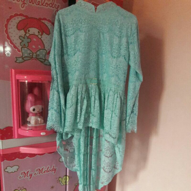 preloved kebaya biru mint